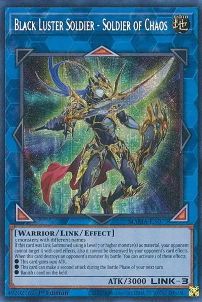 Black Luster Soldier - Soldier of Chaos - Secret Pharaoh S Rare