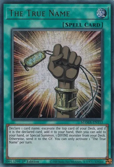The True Name - Ultra Pharaoh S Rare