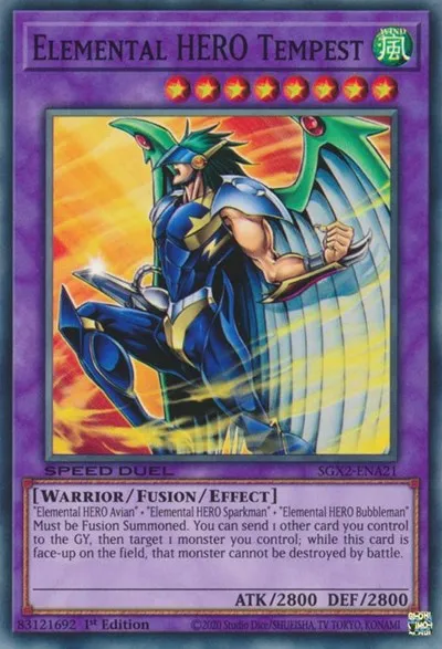 Elemental HERO Tempest - 1st Edition