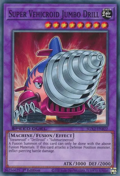 Super Vehicroid Jumbo Drill - 1st Edition
