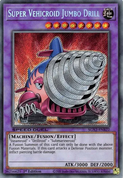 Super Vehicroid Jumbo Drill - Secret Rare