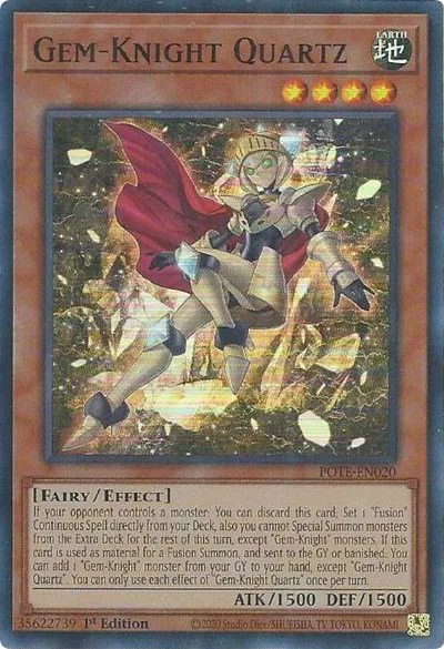 Gem-Knight Quartz - 1st Edition