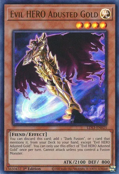 Evil HERO Adusted Gold - Red
