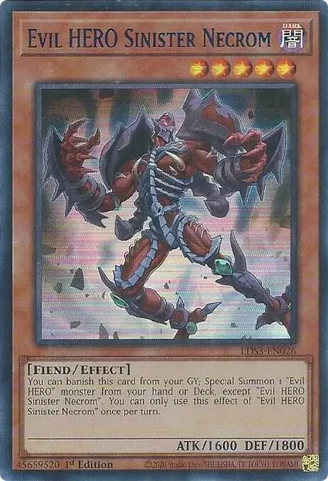 Evil HERO Sinister Necrom - Blue