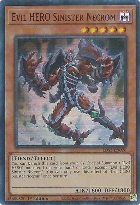 Evil HERO Sinister Necrom - Red