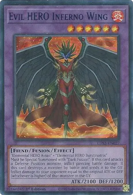 Evil HERO Inferno Wing - Blue