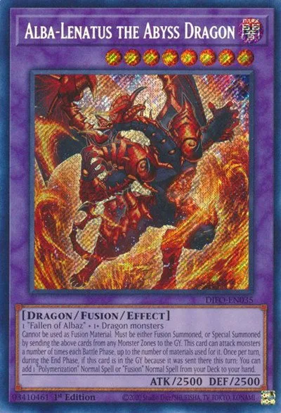 Alba-Lenatus the Abyss Dragon - 1st Edition