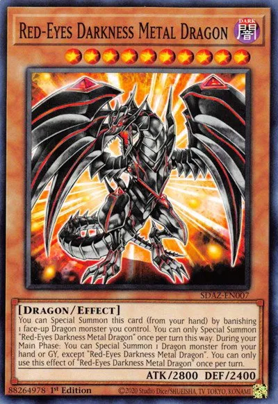 Red-Eyes Darkness Metal Dragon