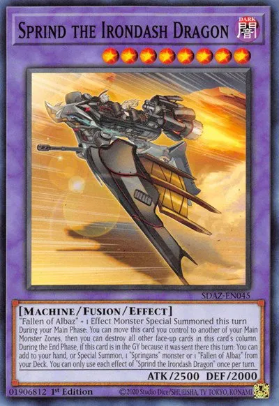 Sprind the Irondash Dragon