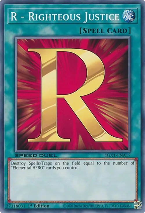 R - Righteous Justice