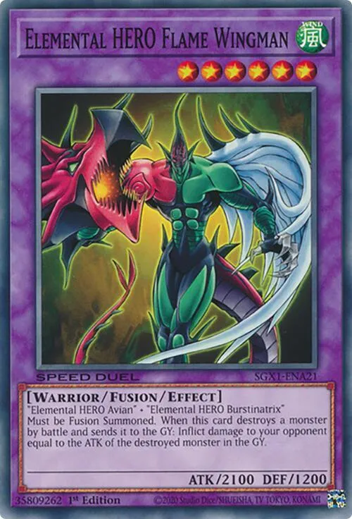 Elemental HERO Flame Wingman - 1st Edition
