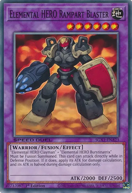 Elemental HERO Rampart Blaster