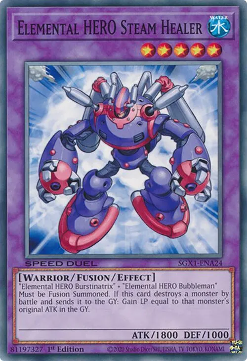 Elemental HERO Steam Healer
