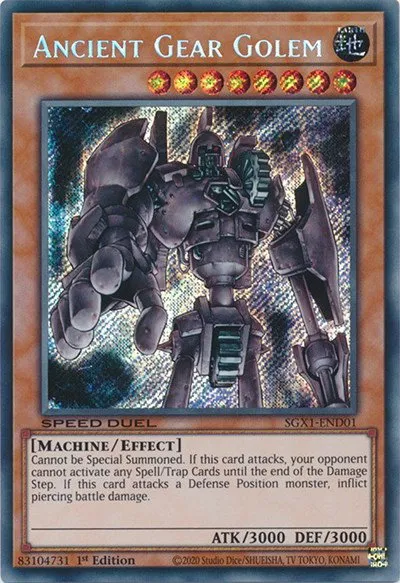 Ancient Gear Golem - Secret Rare
