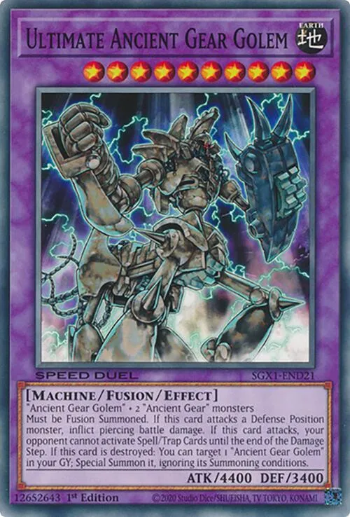 Ultimate Ancient Gear Golem - 1st Edition