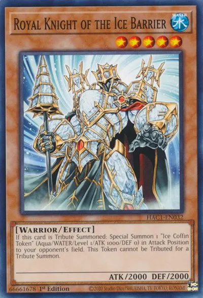 Royal Knight of the Ice Barrier - 1st Edition
