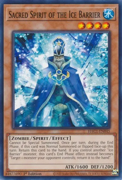 Sacred Spirit of the Ice Barrier - 1st Edition