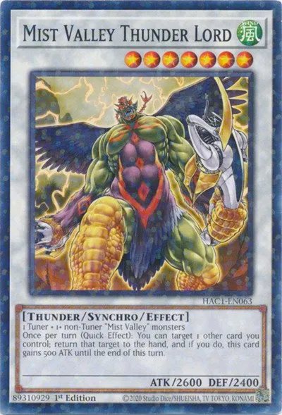 Mist Valley Thunder Lord - Duel Terminal