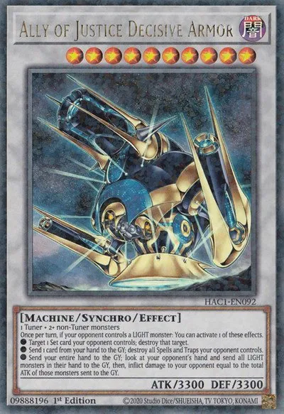 Ally of Justice Decisive Armor