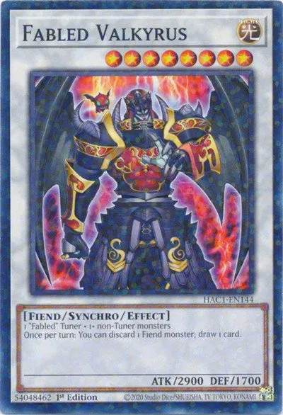 Fabled Valkyrus - Duel Terminal