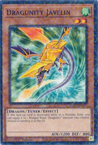 Dragunity Javelin - Duel Terminal