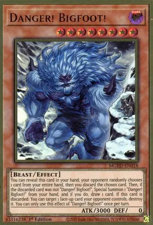 Danger! Bigfoot! - Alternate Art