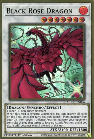 Black Rose Dragon - Alternate Art