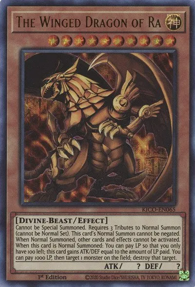 The Winged Dragon of Ra - Ultra Pharaoh S Rare