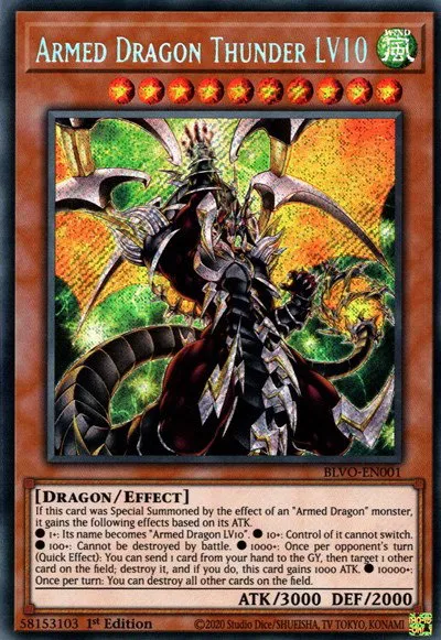 Armed Dragon Thunder LV10 - 1st Edition