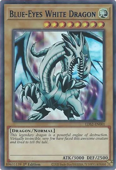 Blue-Eyes White Dragon - Blue