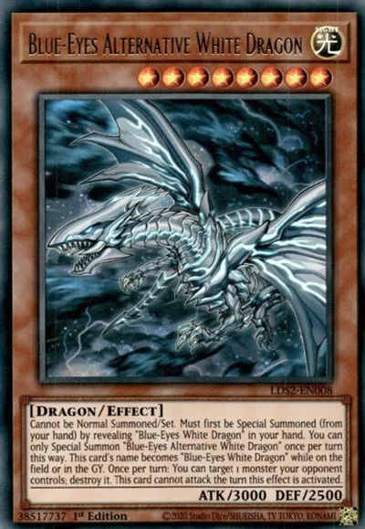 Blue-Eyes Alternative White Dragon - 1st Edition