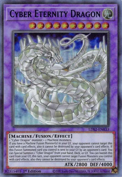 Cyber Eternity Dragon - Purple