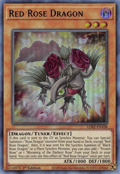 Red Rose Dragon - Green