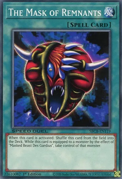 The Mask of Remnants