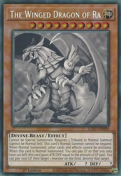 The Winged Dragon of Ra - Ghost Rare First Edition
