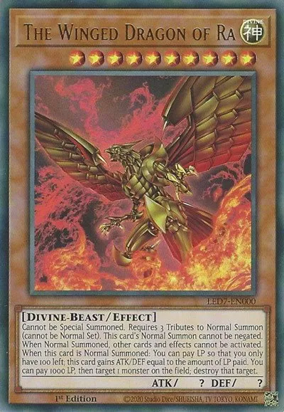 The Winged Dragon of Ra - Alternate Art Unlimited