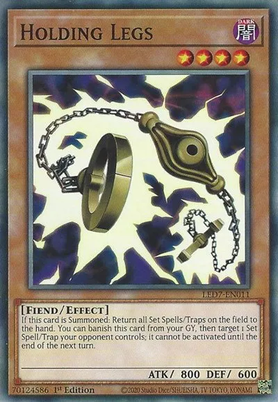 Holding Legs - 1st Edition
