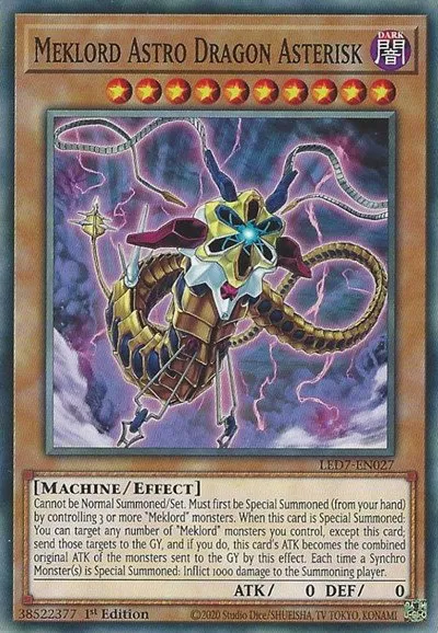 Meklord Astro Dragon Asterisk - 1st Edition