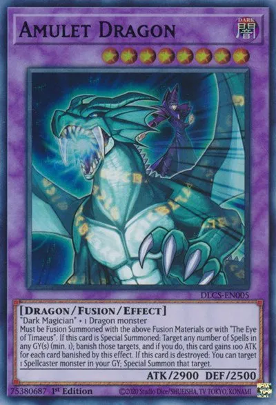 Amulet Dragon - Purple