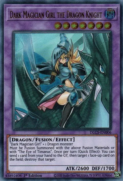 Dark Magician Girl the Dragon Knight - 1st Edition