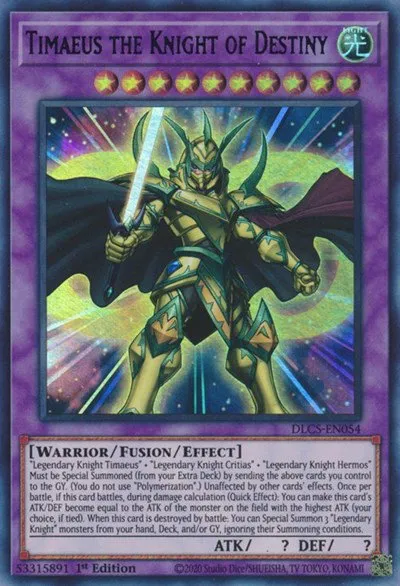Timaeus the Knight of Destiny - Green