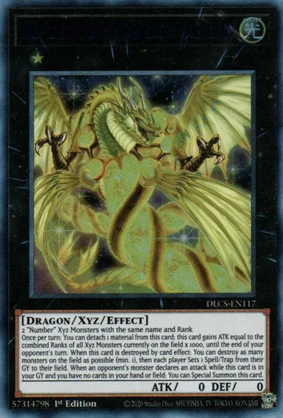 Number 100: Numeron Dragon - 1st Edition