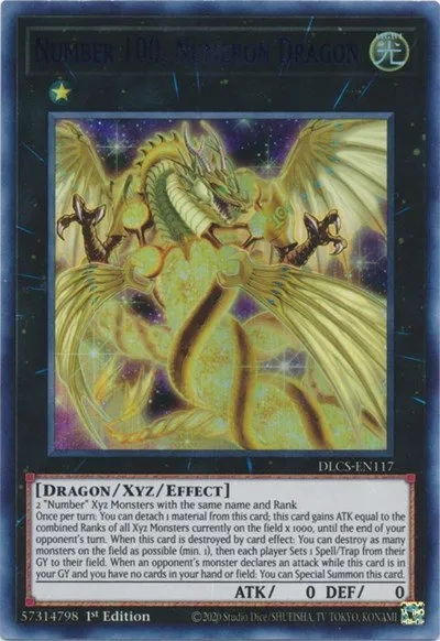 Number 100: Numeron Dragon - Blue