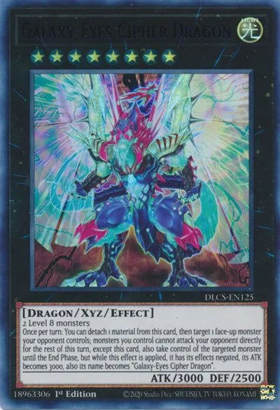 Galaxy-Eyes Cipher Dragon - Purple