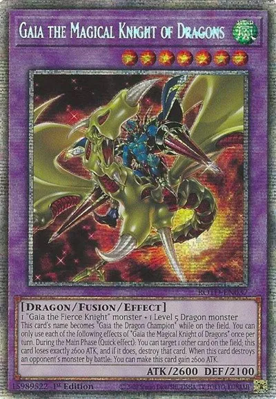 Gaia the Magical Knight of Dragons - Starlight Rare