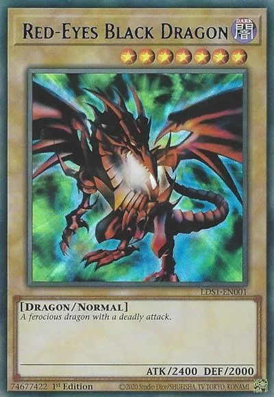 Red-Eyes Black Dragon - Blue
