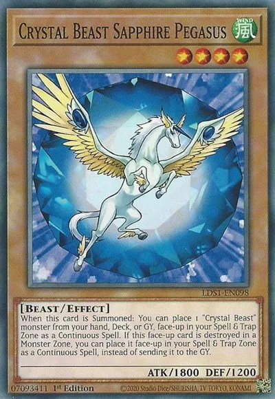 Crystal Beast Sapphire Pegasus