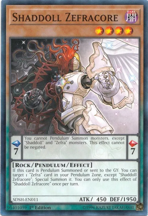 Shaddoll Zefracore - 1st Edition