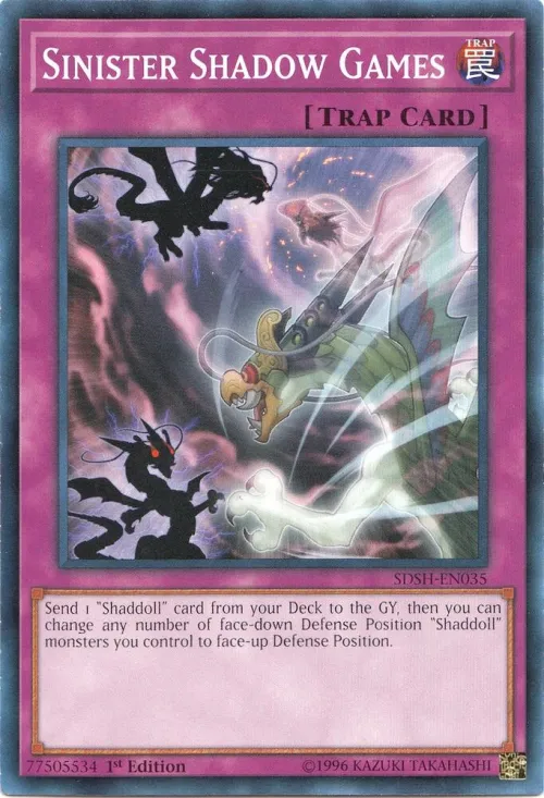 Sinister Shadow Games - 1st Edition