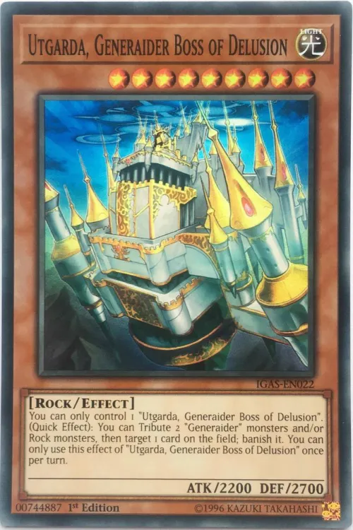Utgarda, Generaider Boss of Delusion - 1st Edition